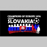 Champions of Europe 1976  čierne pánske tielko 100%bavlna značka Fruit of The Loom